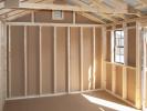 10x14 Peak Storage Shed Interior